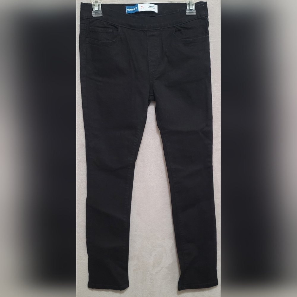 Old Navy Girls 14-16 Jeans Skinny Black Denim